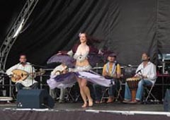 Bristol Vegan Fayre Harem Nights Entertainment on main stage