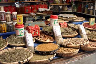 stall of spices